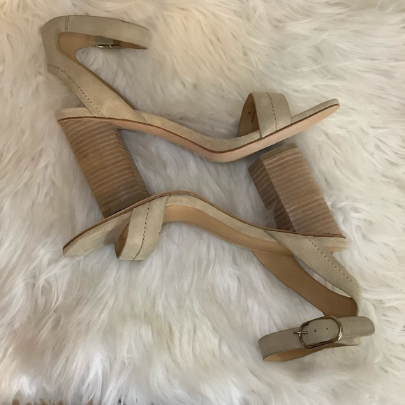 NWOB Joie Okaba Suede Ankle Strap Heels Sz-8.5 - Picture 5 of 8